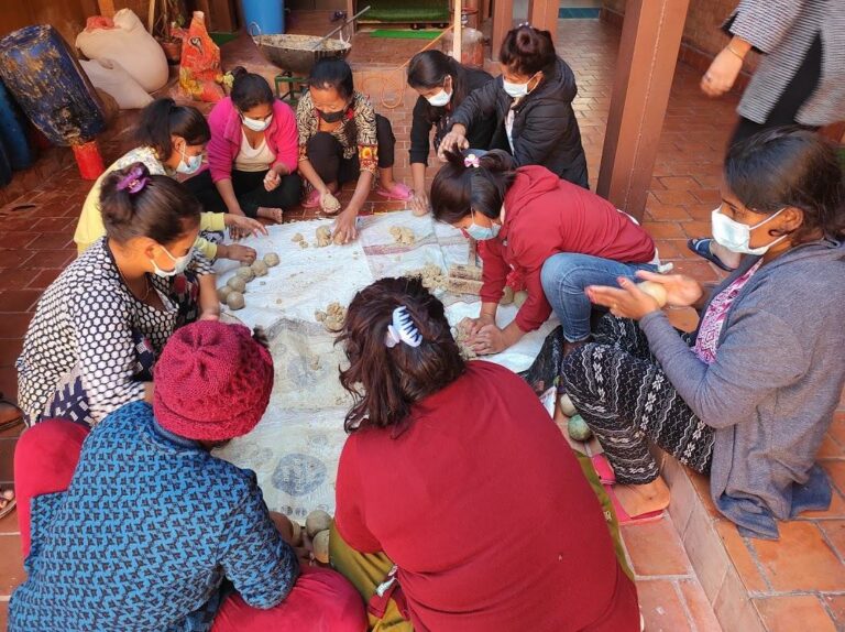 Soap making training in CASA Nepal